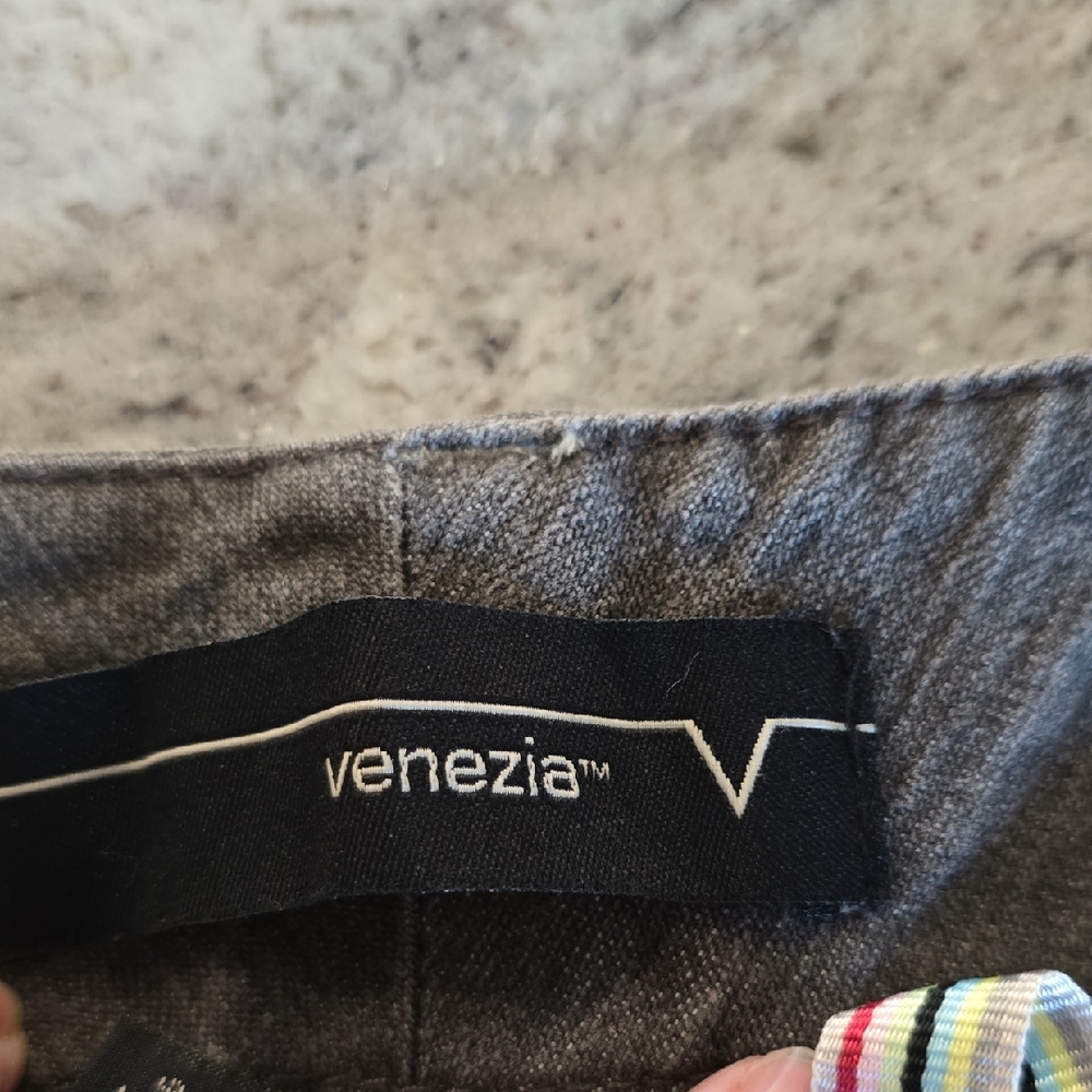 Vintage Venezia Dark Gray Straight Leg Jeans SIZE 14 - Picture 2 of 12